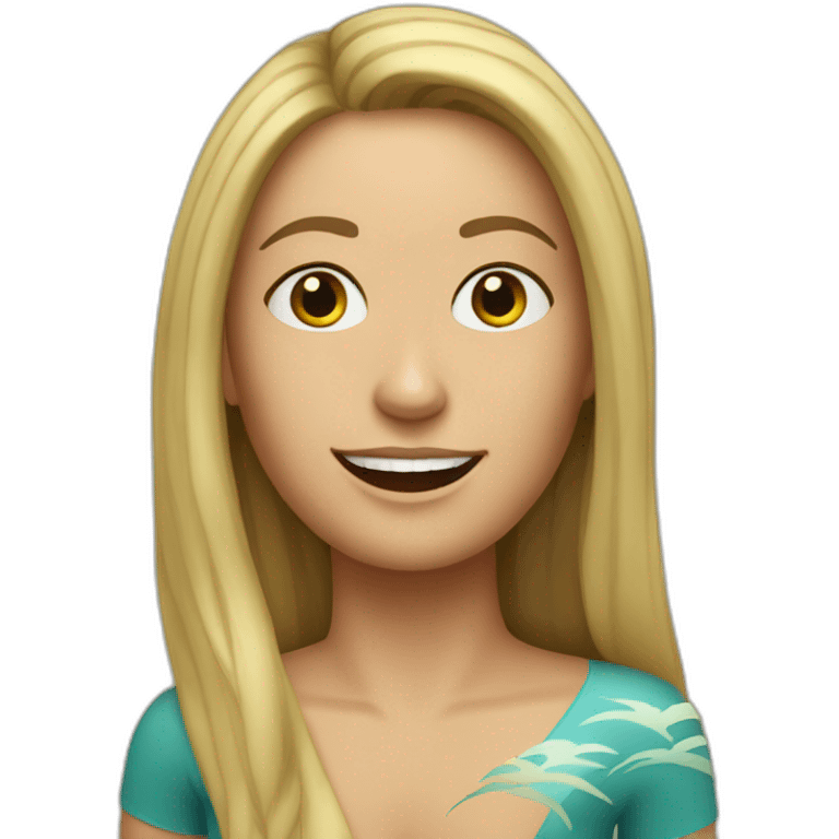 carole delga surf emoji