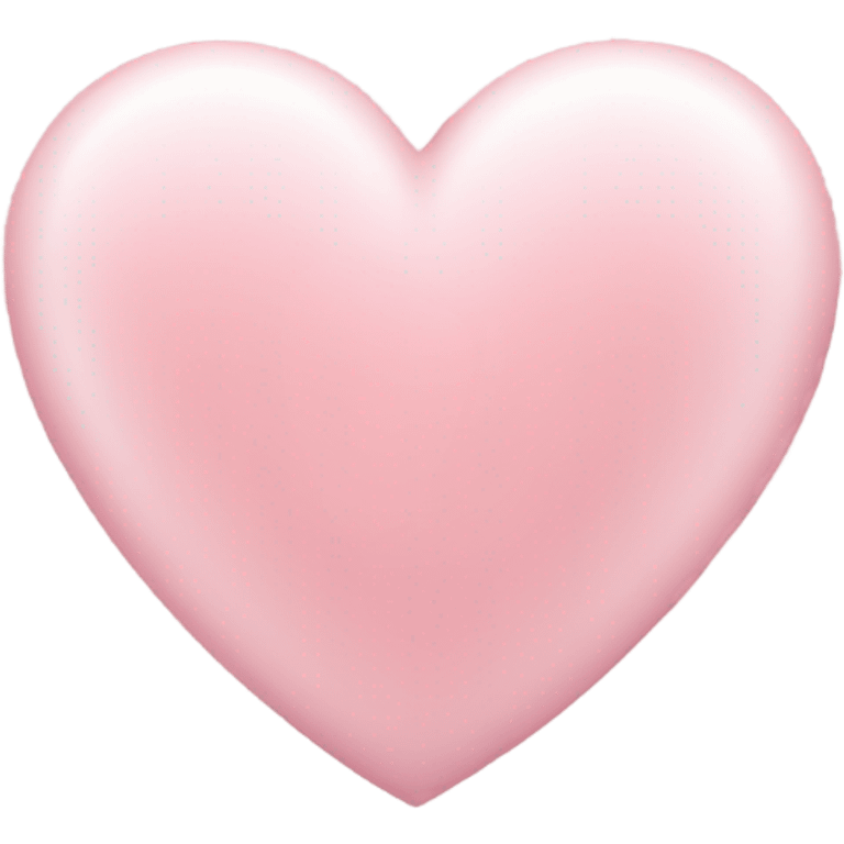 Light pink heart emoji