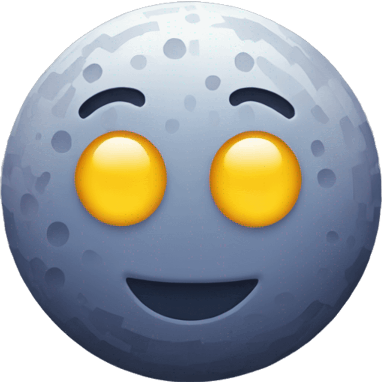 moon emoji pixel style emoji