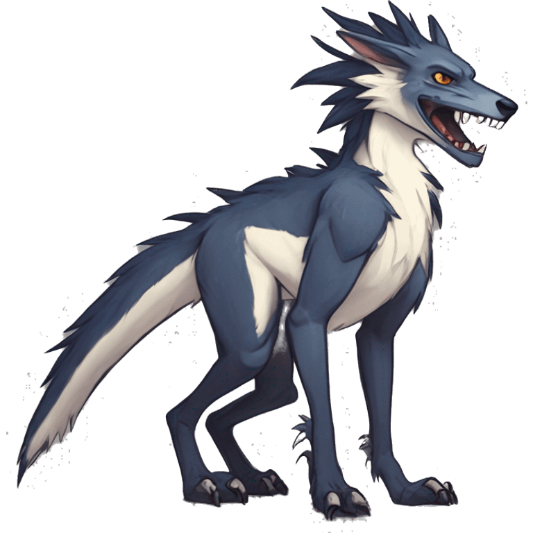 Edgy Modern Feral Vernid-Sergal species by LiLaiRa emoji