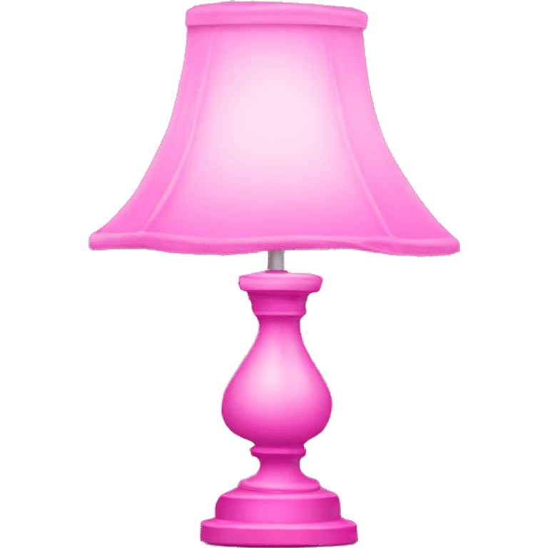 Pink lamp emoji