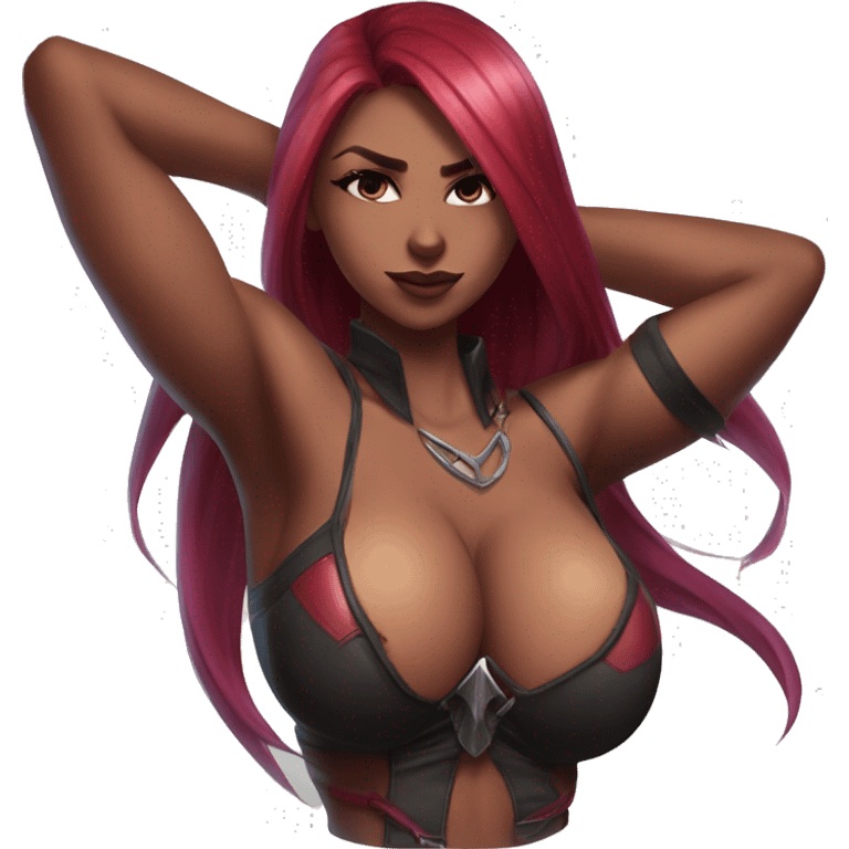 Katarina league of legends body busty sfw emoji