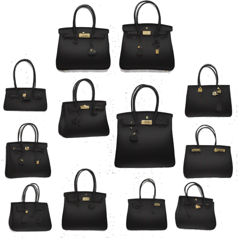  black birkin emoji