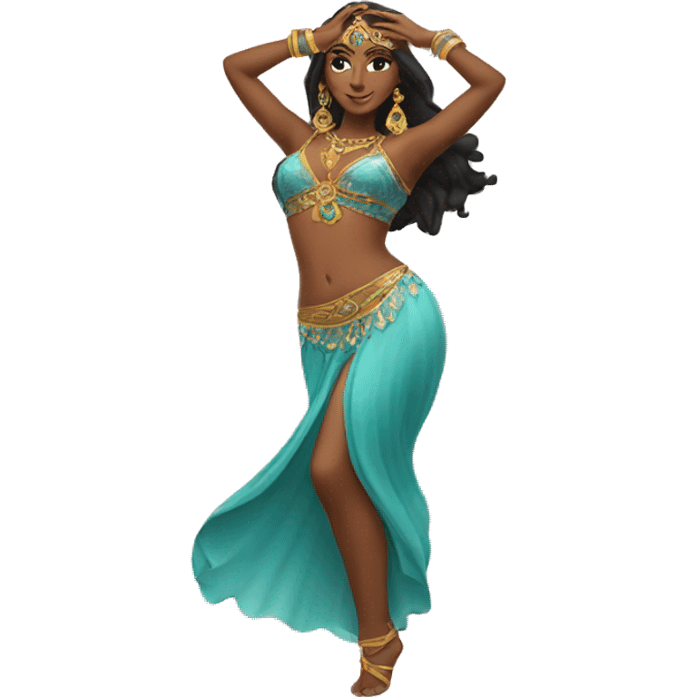 Belly dancer emoji