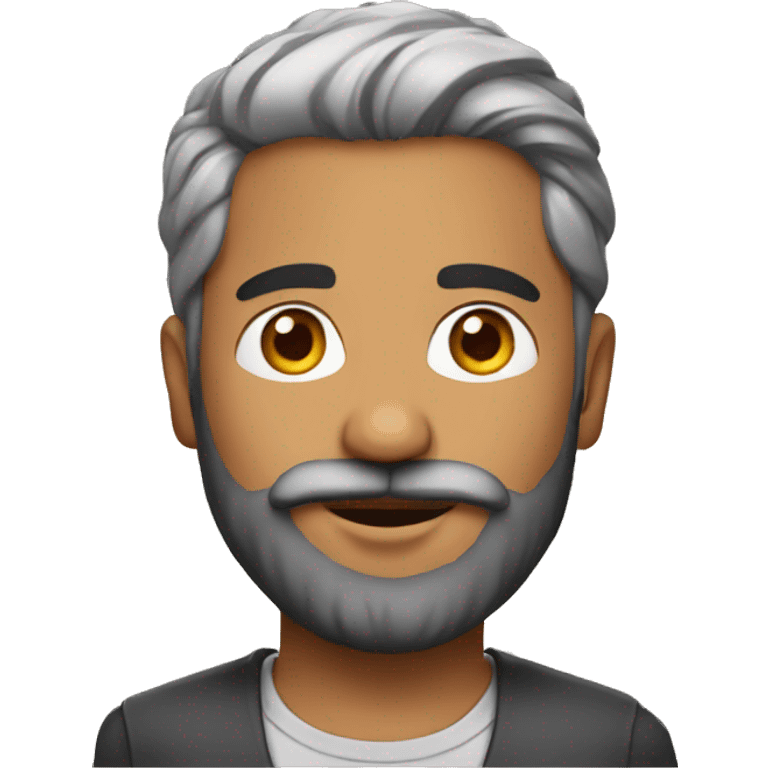 Indian celebrity with beard emoji