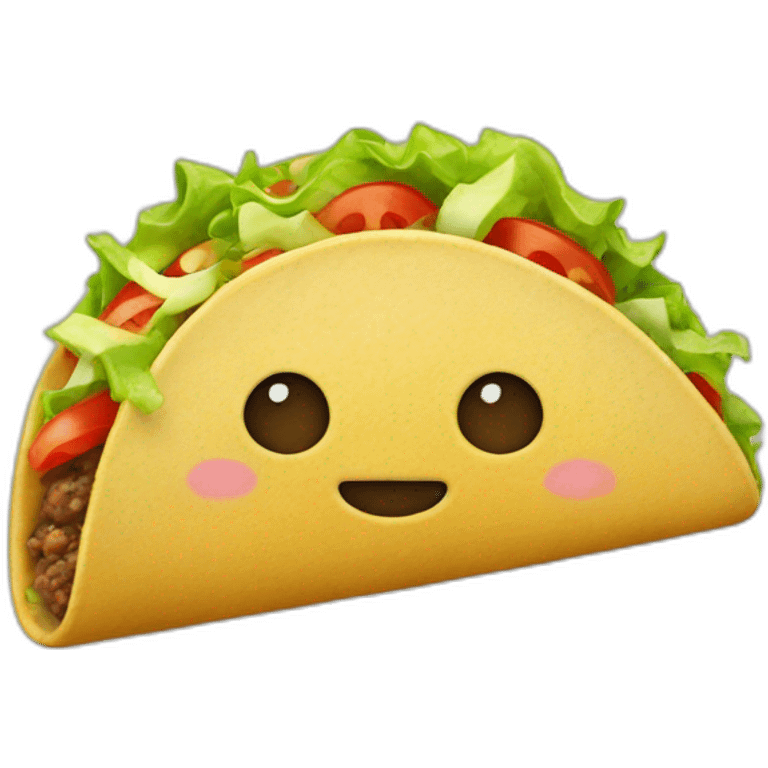 taco outline emoji