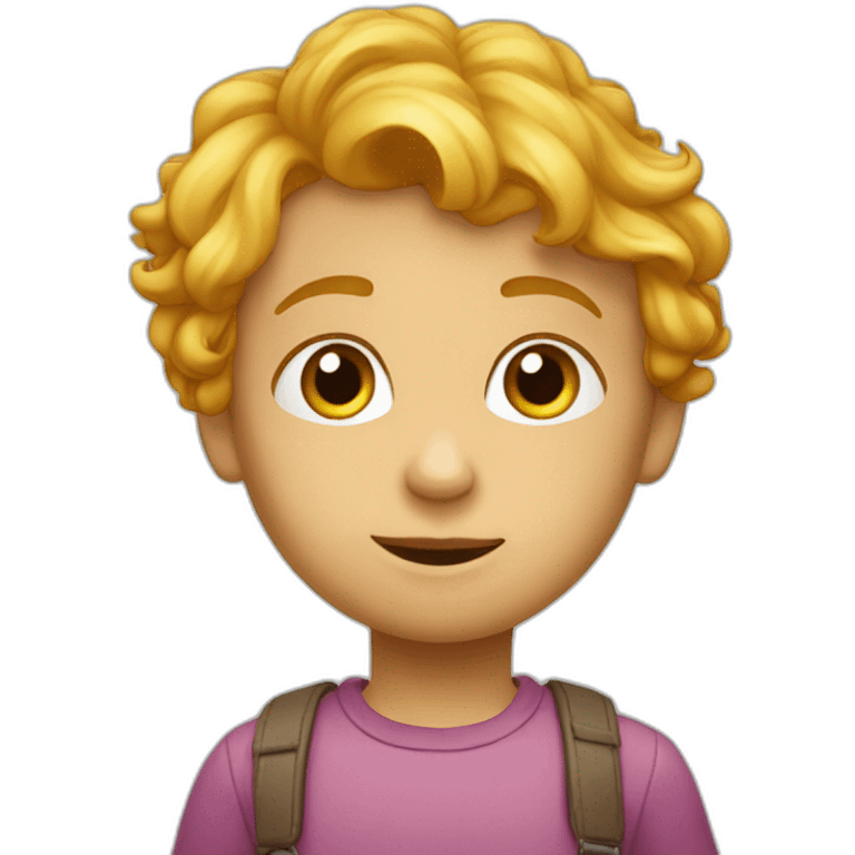 enfant qui rit emoji