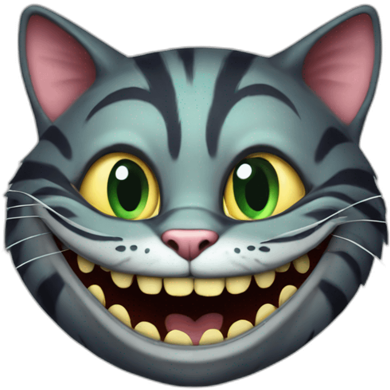 Cheshire-cat-eat emoji