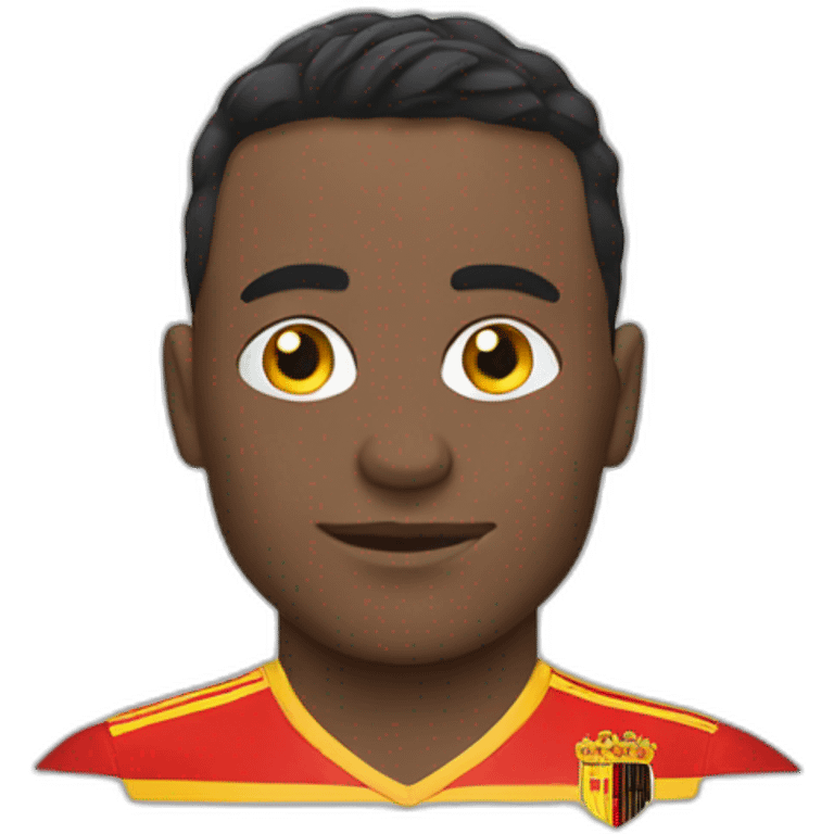 Joueur de foot belge emoji