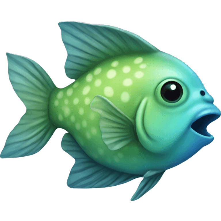 gellifish blue and green emoji