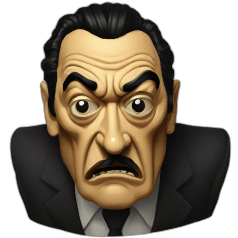 Salvador Dali angry doomguy emoji