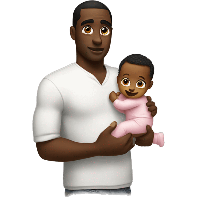 Diddy holding a baby  emoji