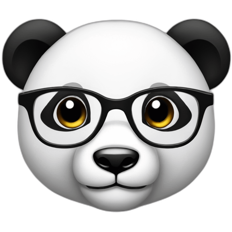 panda with glasses emoji