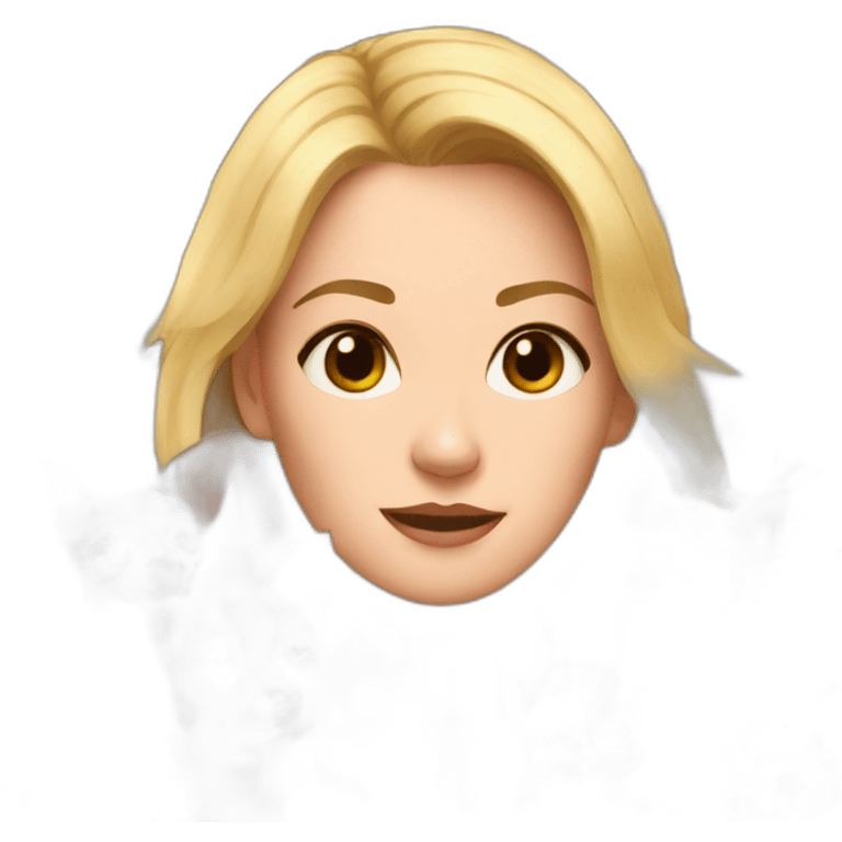 White woman with army of chihuahuas emoji