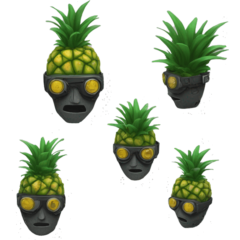 cyberpunk pinaple emoji