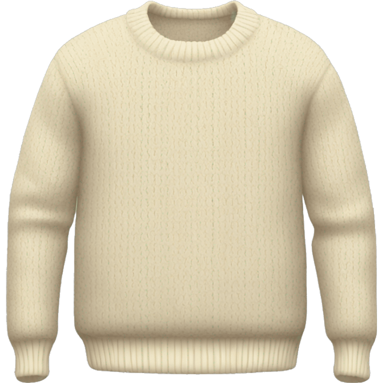 cream sweater emoji