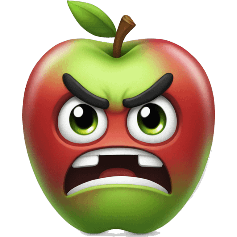 angry-apple emoji