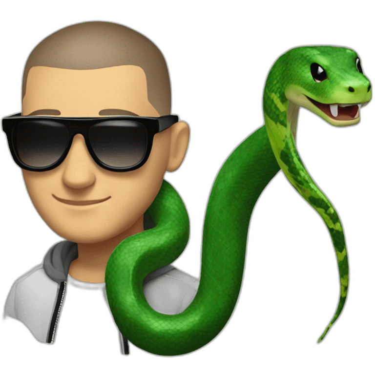 Dj snake with snake emoji