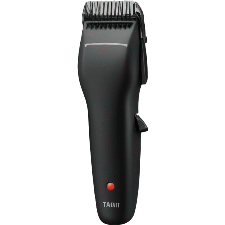 Hair trimmer black color emoji