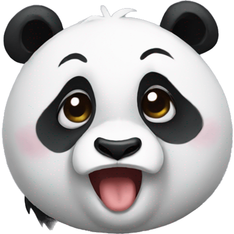 Panda crying emoji