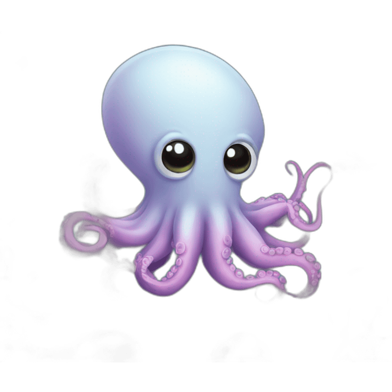 octopus doing many thing all at once emoji