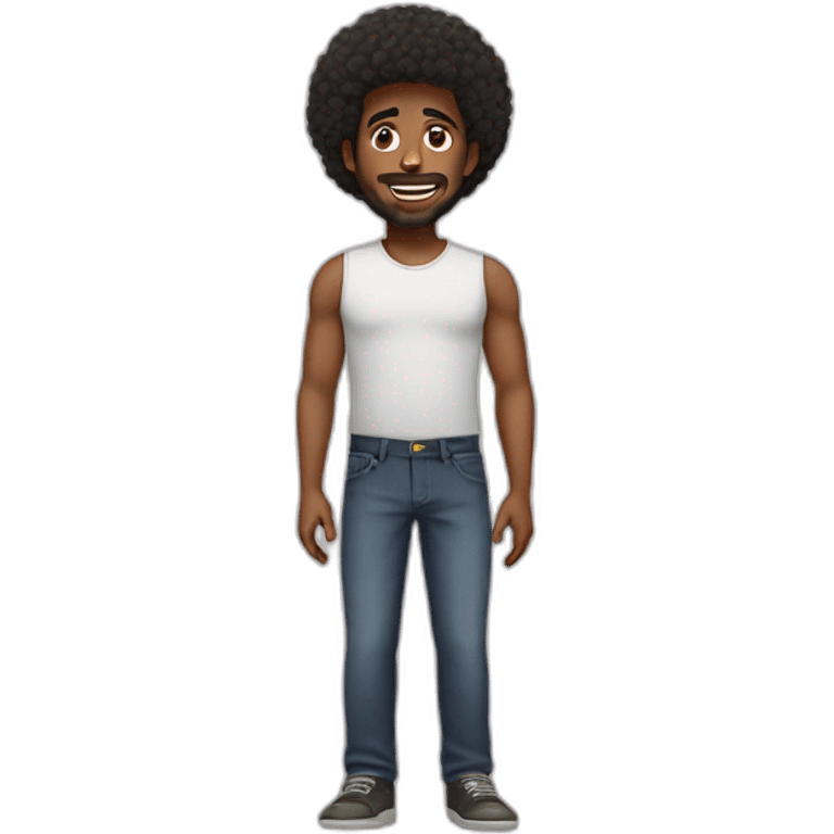 semi-afro-man emoji