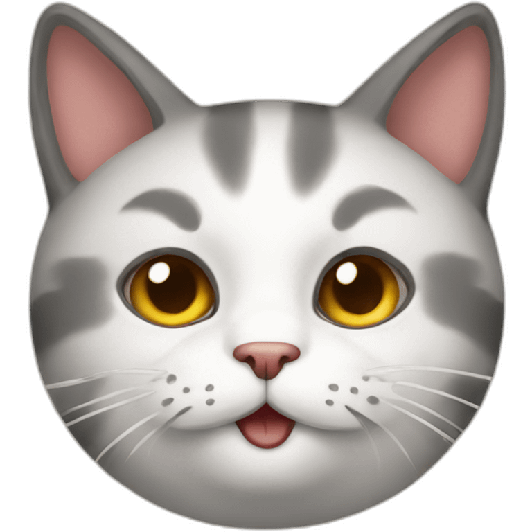 cat very hungry emoji