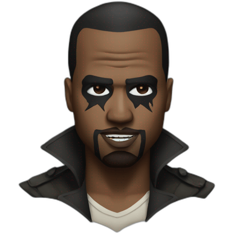 Kanye-West,joker emoji