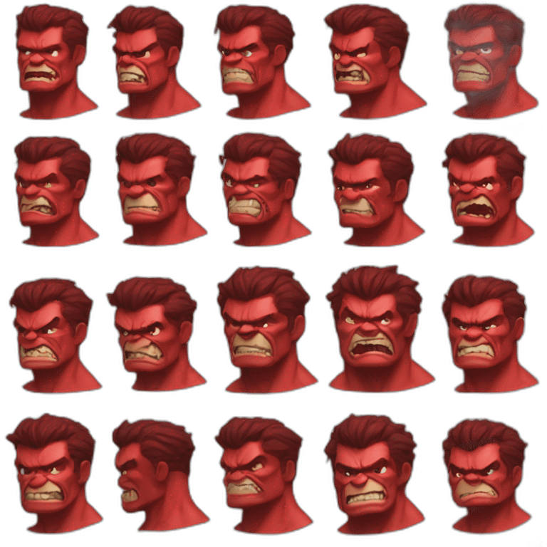 Red hulk emoji