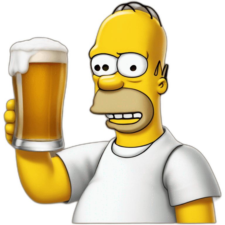 homer simpson beer emoji