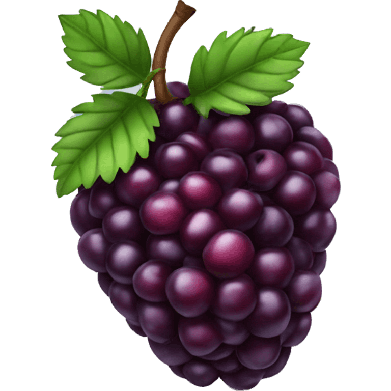 Blackberry fruit emoji