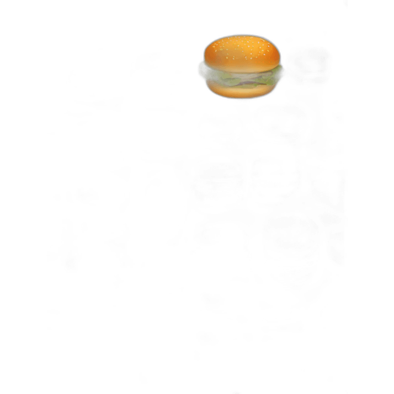 Classic cheese burger emoji