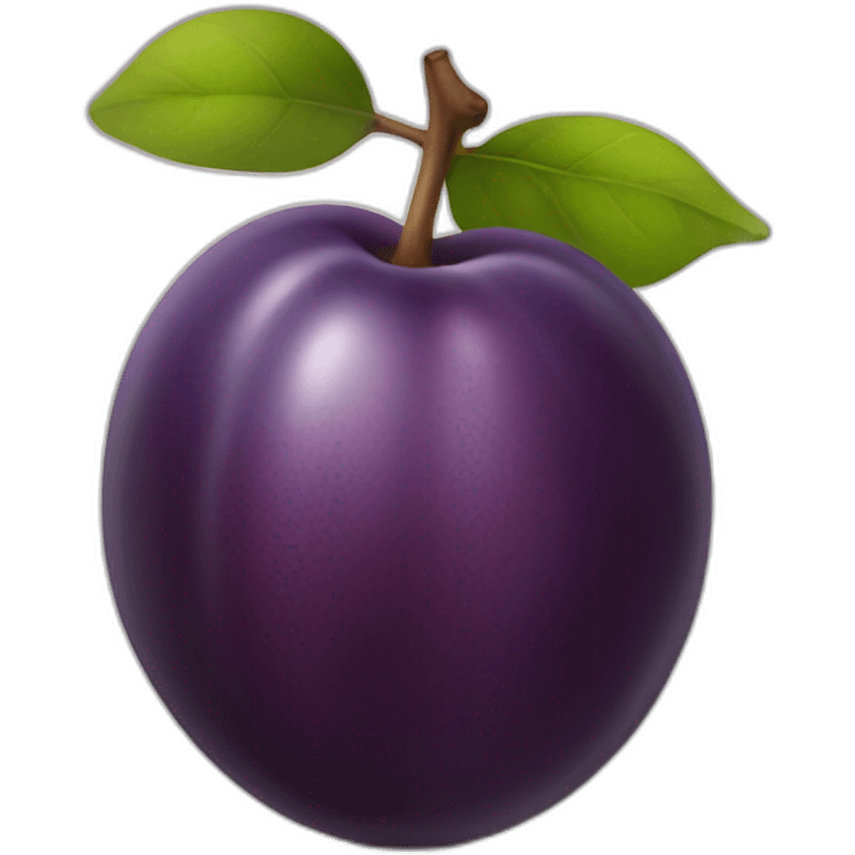 Plum emoji