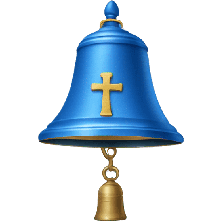 blue church bell emoji