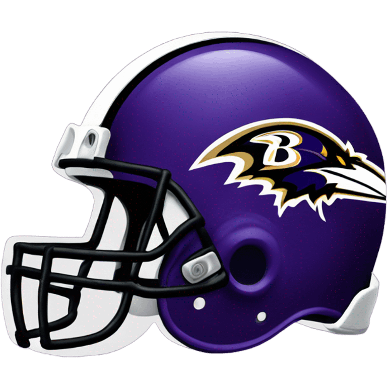 Baltimore Ravens helmet  emoji