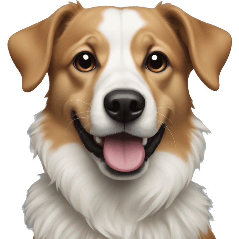 realistic dog portrait close up emoji