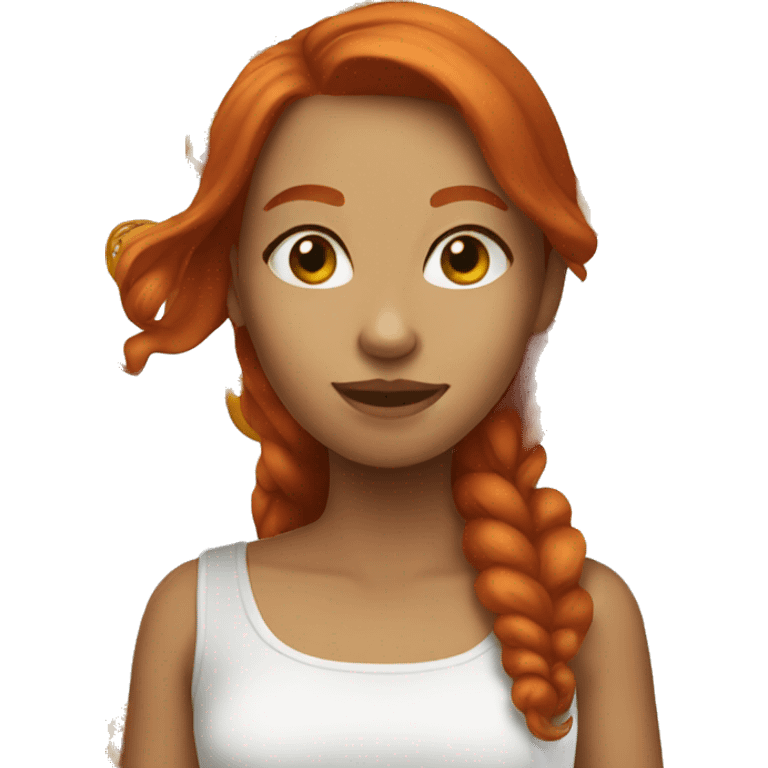 Redhead girl emoji