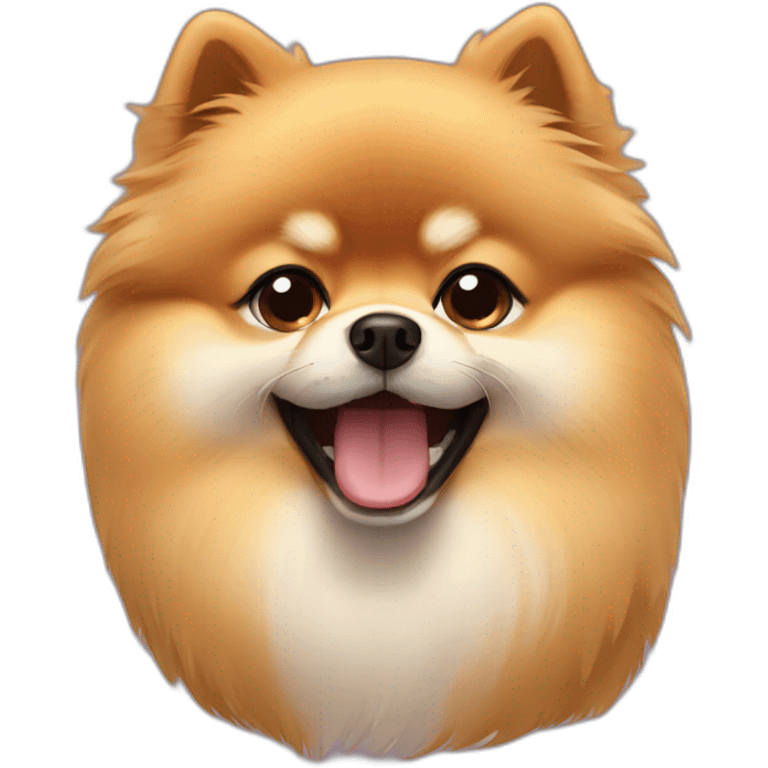 Crying pomeranian emoji