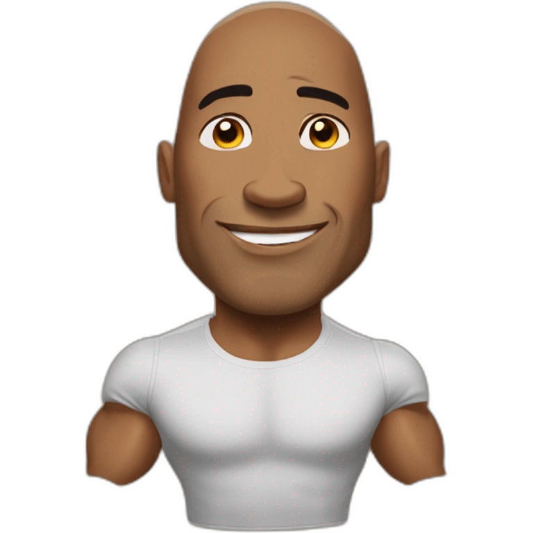 dwayne the rock emoji