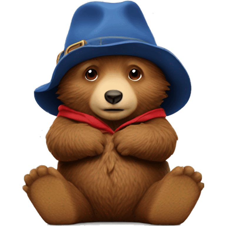 paddington-bear sitting emoji