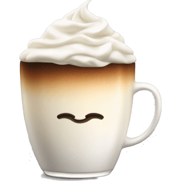 Coffee with Whipped cream  emoji