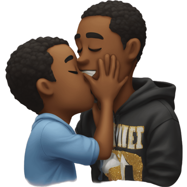 Kissing the homies goodnight emoji