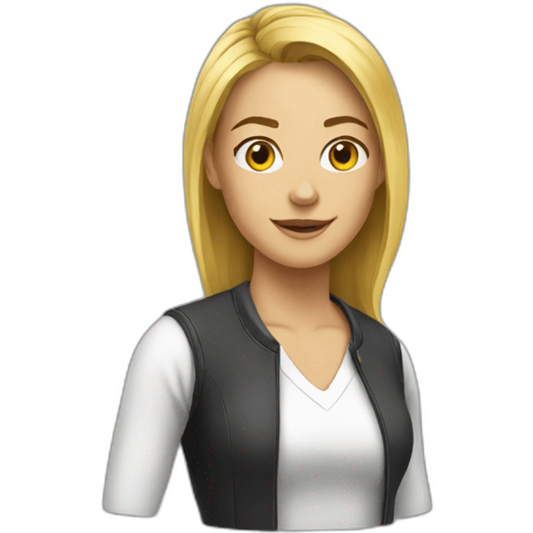 girl coach emoji