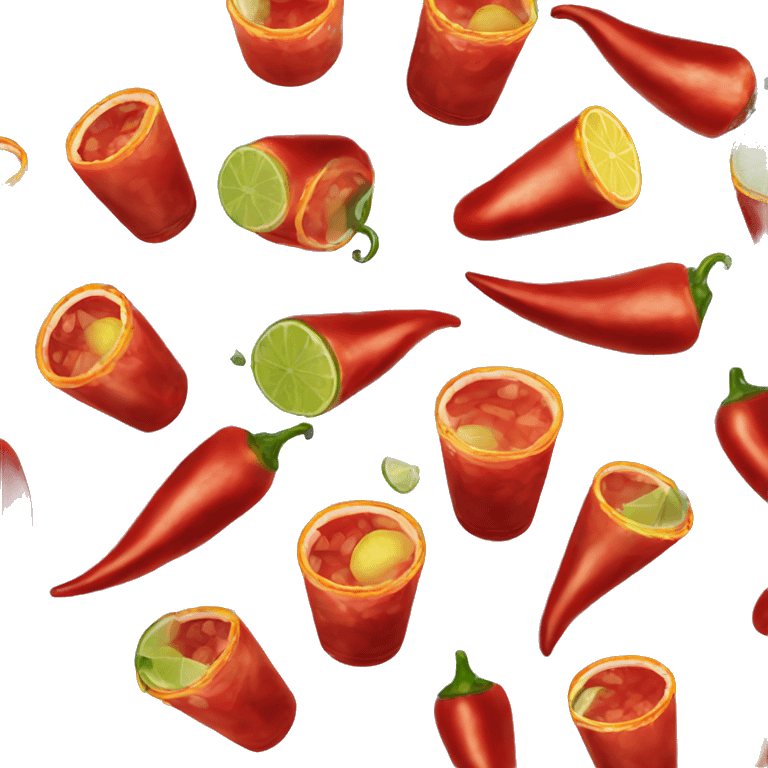 red chili margarita emoji