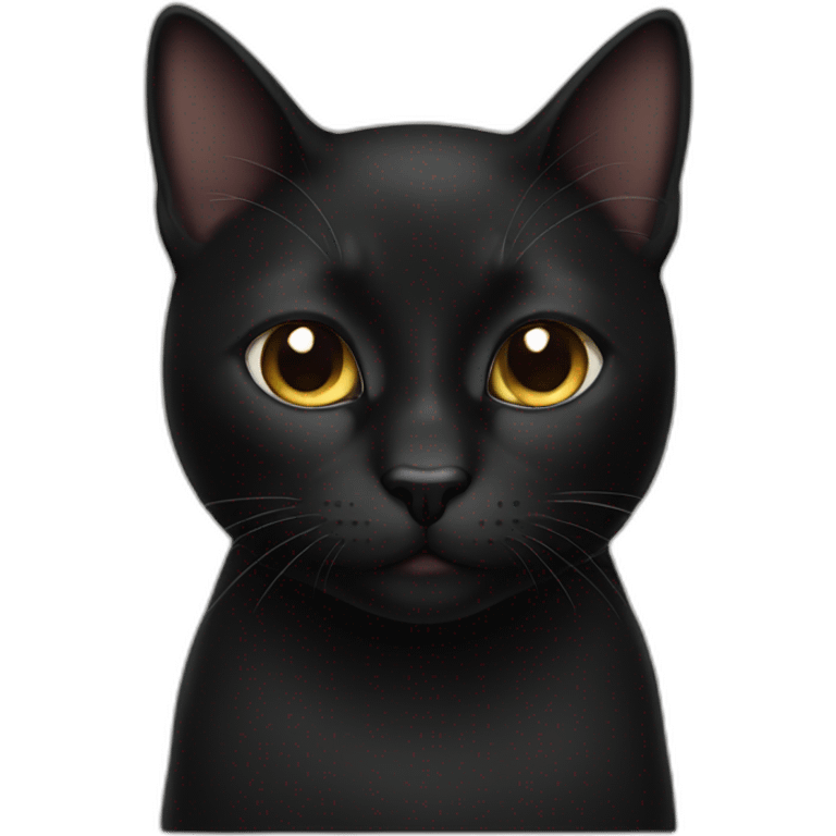 black japanese cat emoji