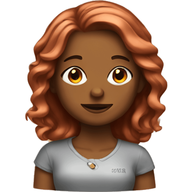 Copper girl  emoji