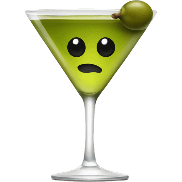 Olive martini emoji