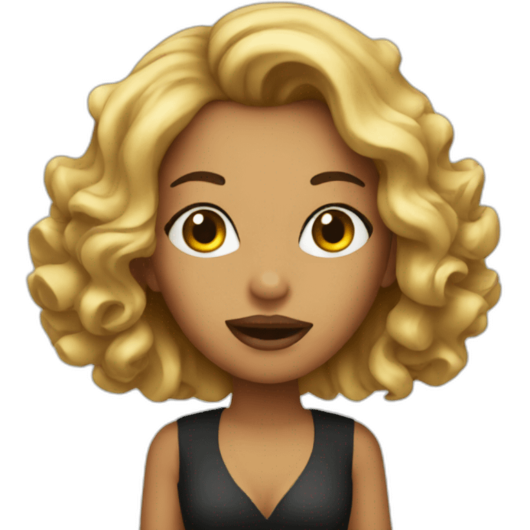 women singer emoji