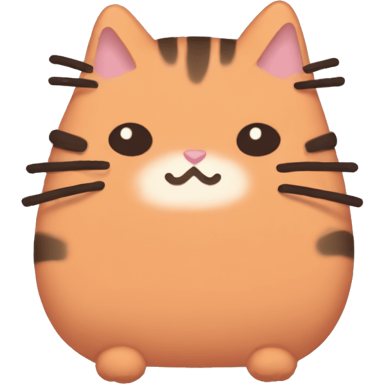 orange pusheen emoji