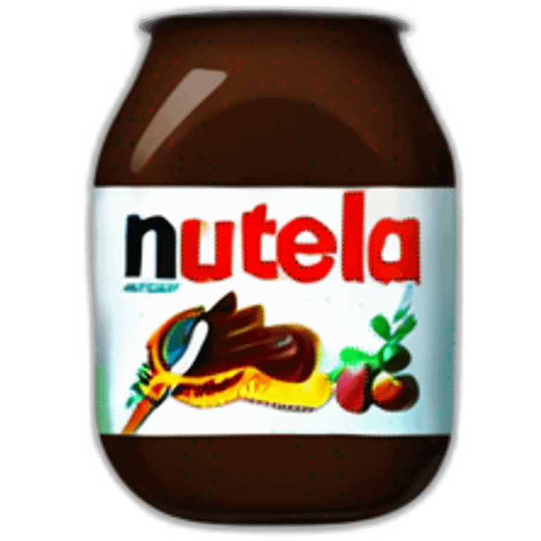 pot of NUTELLA spread emoji